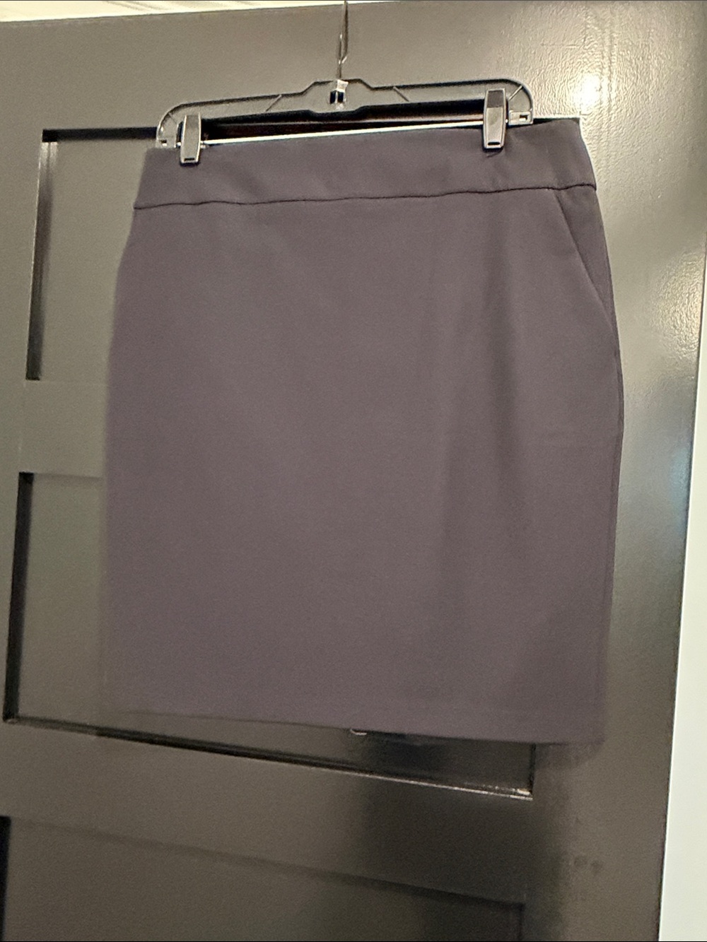 Express Women's Dark Gray Pencil Skirt